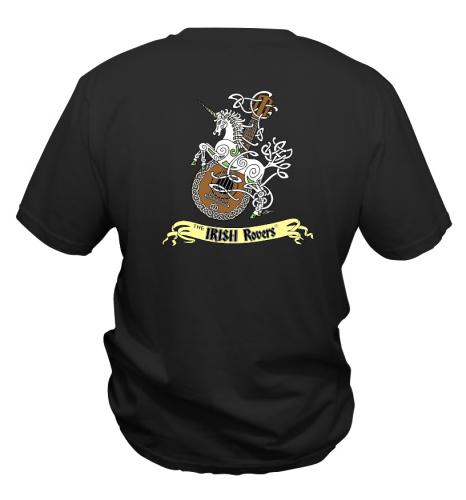 The Irish Rovers Unicorn and Mandolin T-Shirt (Black) | T-SHIRTS | The ...